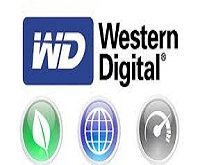 The five colors of Hard Disk Western Digital