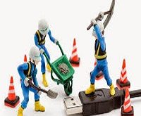 أضهار ملفات الفلاشة المخفية