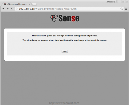 pfSense-Setup-Wizard