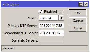 Ntp client