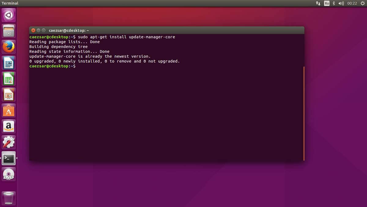 Install Ubuntu Update Manager