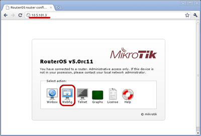 Webfig الدخول على الميكروتك باستخدام المتصفح بخاصية Webfig لادارة الشبكة ومتابعتها